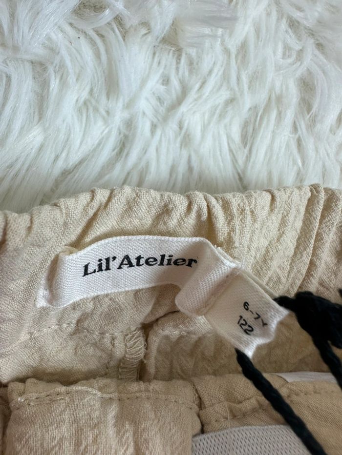 Short beige taille 6-7 ans Lil atelier - photo numéro 3
