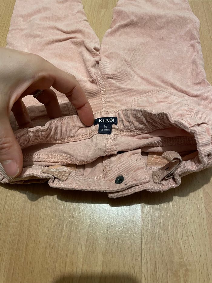 Pantalon velours rose - photo numéro 5