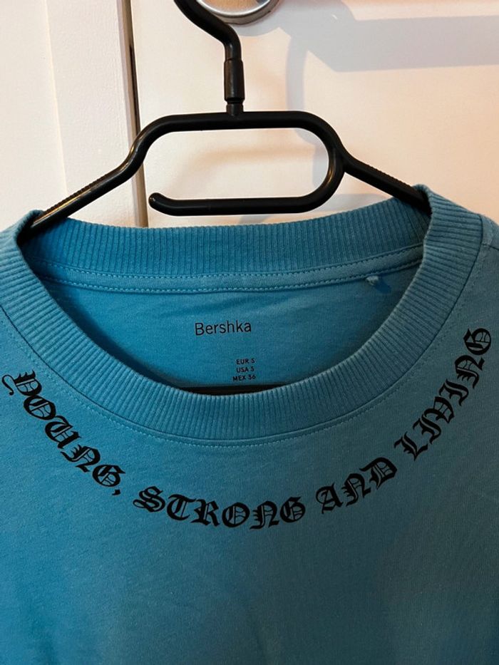 T-shirt manches longues Bershka Papillon - photo numéro 3
