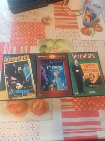 3 DVD d'Alfred Hitchcock 