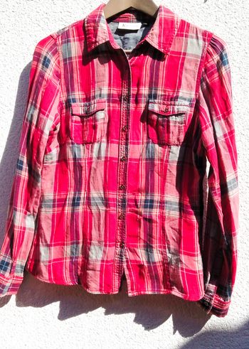 Chemise à carreaux femme
