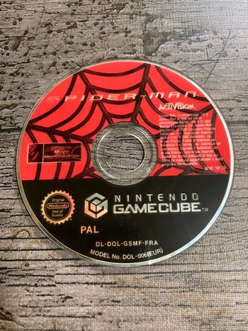Spider-man Jeu Nintendo Gamecube Loose FRA