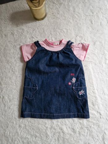 Robe et tee shirt 6 mois