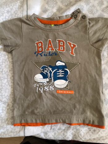 Tee shirt basket 6 mois