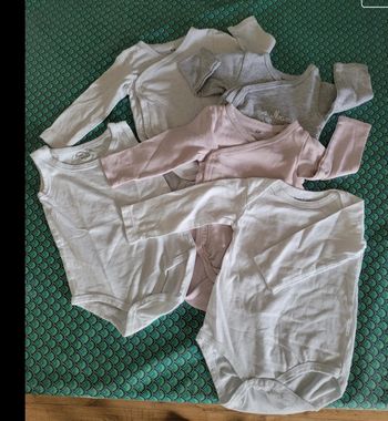 Lot de 5 bodies coton