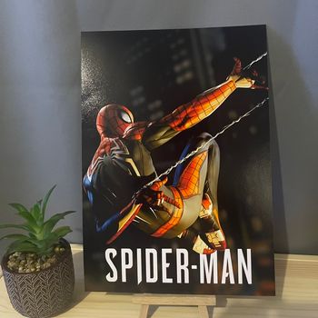 Affiche déco enfant super héros A4