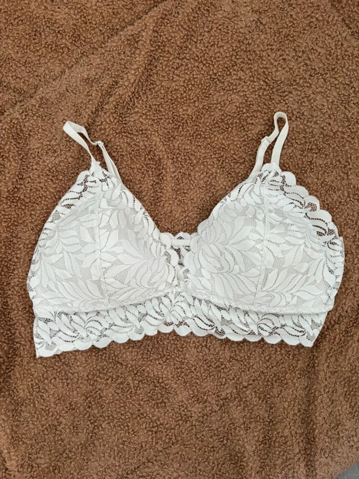 Soutien-gorge / brassière sans armatures blanc - photo numéro 2