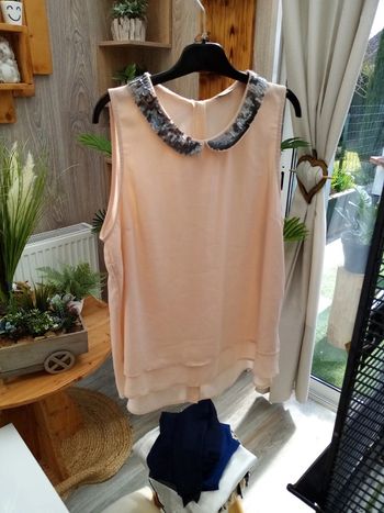 Chemise sans manche T. L