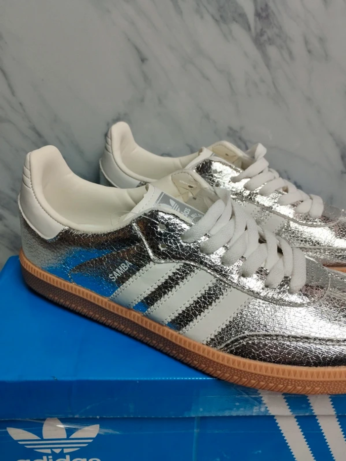 Adidas Samba OG Argenté 36 - photo numéro 2