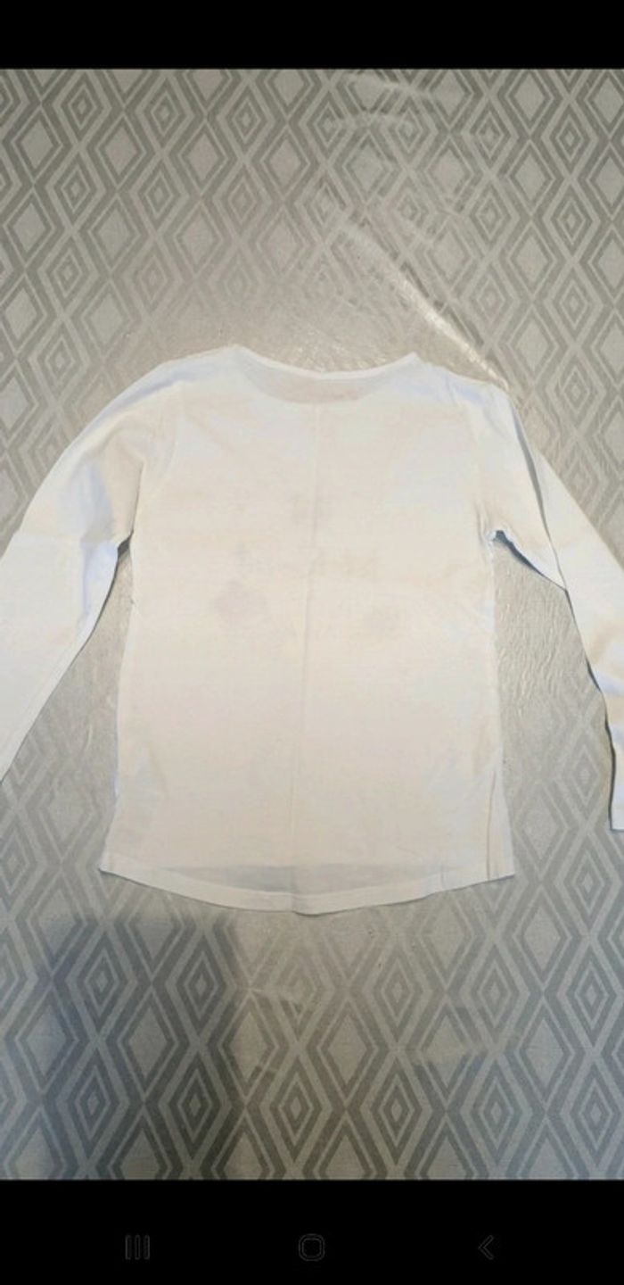 T-shirt manches longues 8 ans chat - photo numéro 4