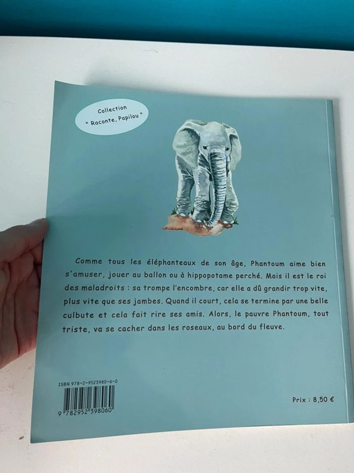 Livre phantoum l’éléphanteau encombré de sa trompe - photo numéro 2