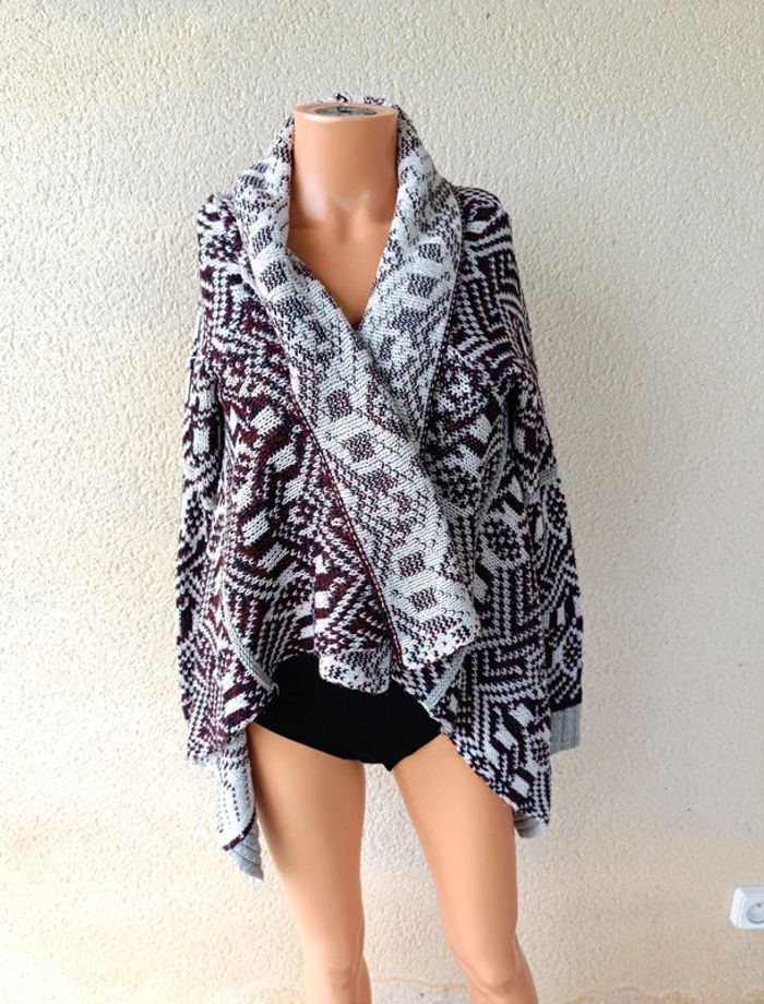 Veste style poncho 34