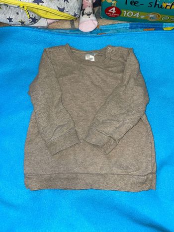 Pull col rond coton