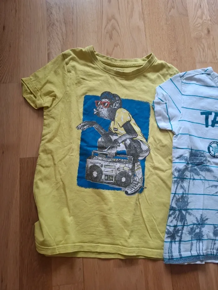 Lot 2 tee-shirt 7/8ans - photo numéro 2
