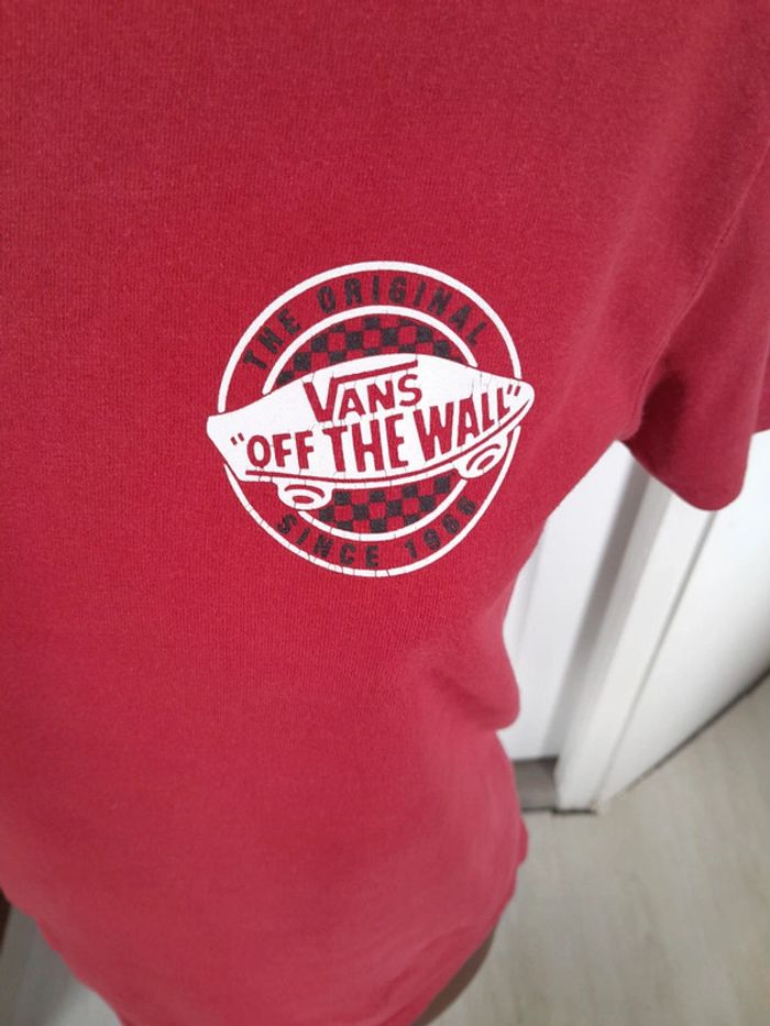 Tee shirt Vans vintage "off the walls" petit L - photo numéro 3