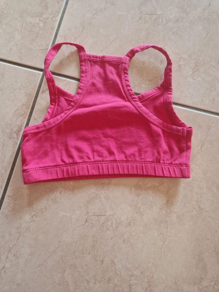 Brassiere sport rose 8 ans - photo numéro 4