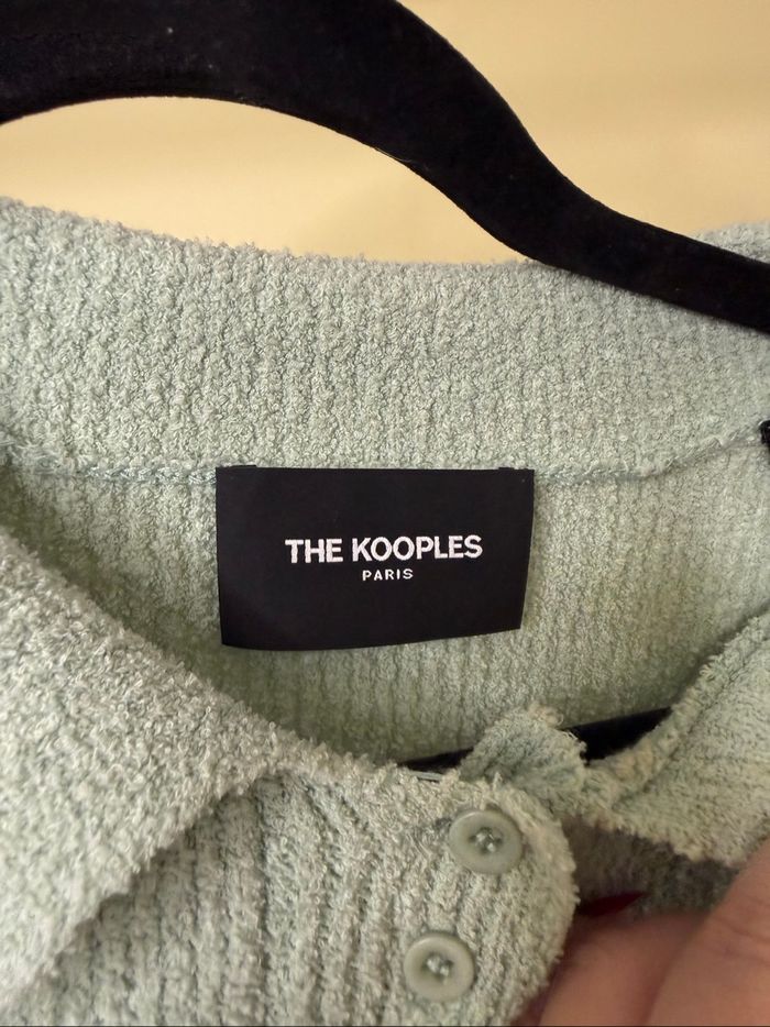 Polo The Kooples 36 - coton épais, manches courtes, idéal à porter en automne ou sous une veste - photo numéro 2