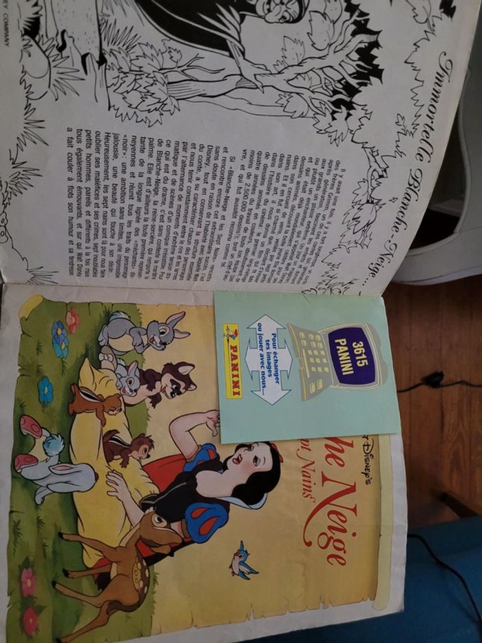 RARE Album Panini complet Blanche Neige Snow White stickers collection Disney - photo numéro 3