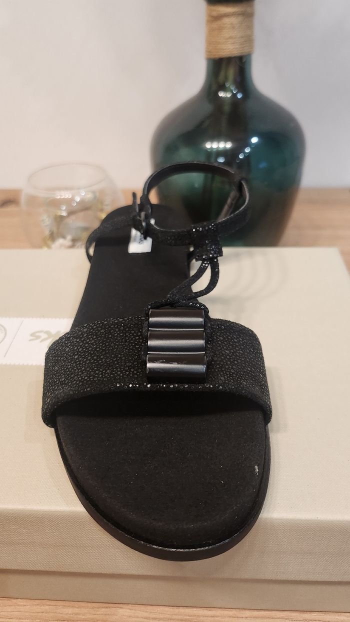 Sandales clarks Agean Cool plates noires taille 39.5 - photo numéro 3