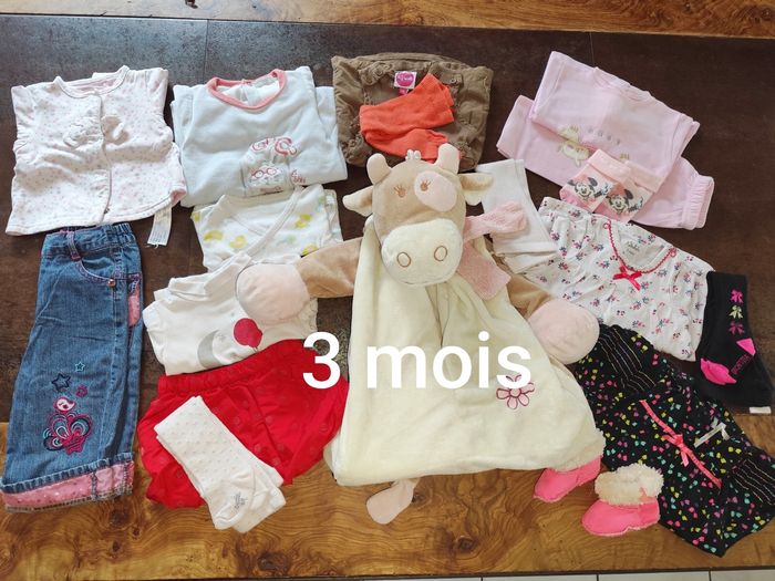 Lot vêtements bébé fille 3 mois