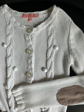 Gilet blanc Lisa Rose 6 ans