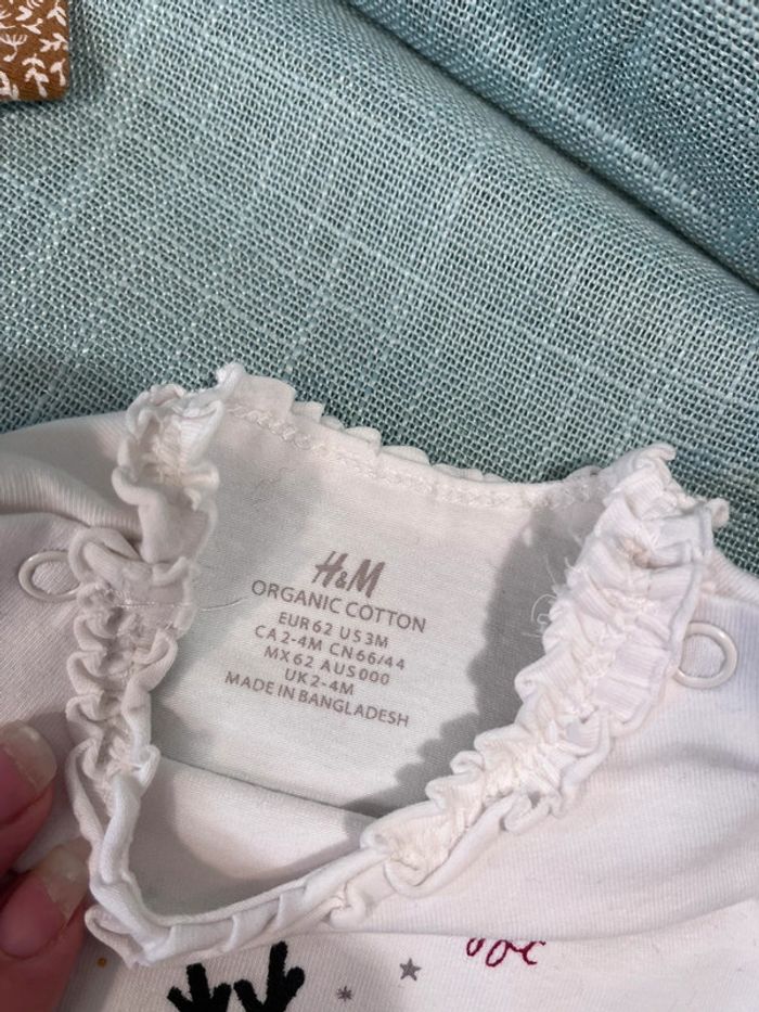 Ensemble 2-4 mois 62 cm h&m - photo numéro 7