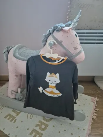 Haut manches longues chat 23 mois