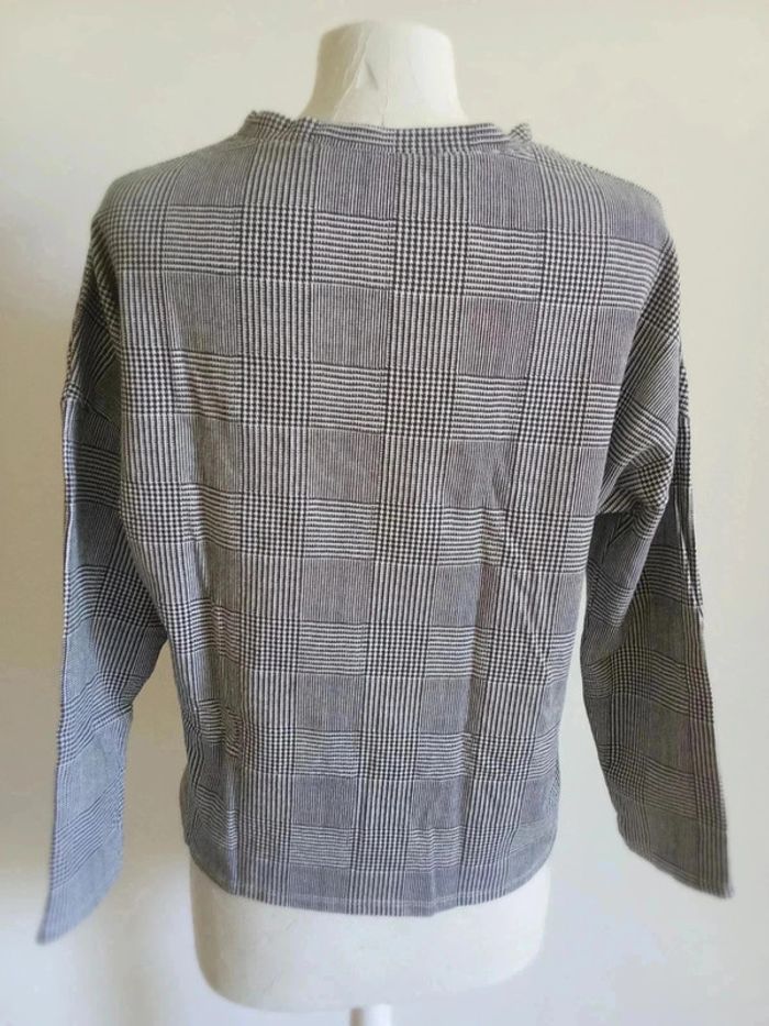 T-shirt à carreaux - photo numéro 2