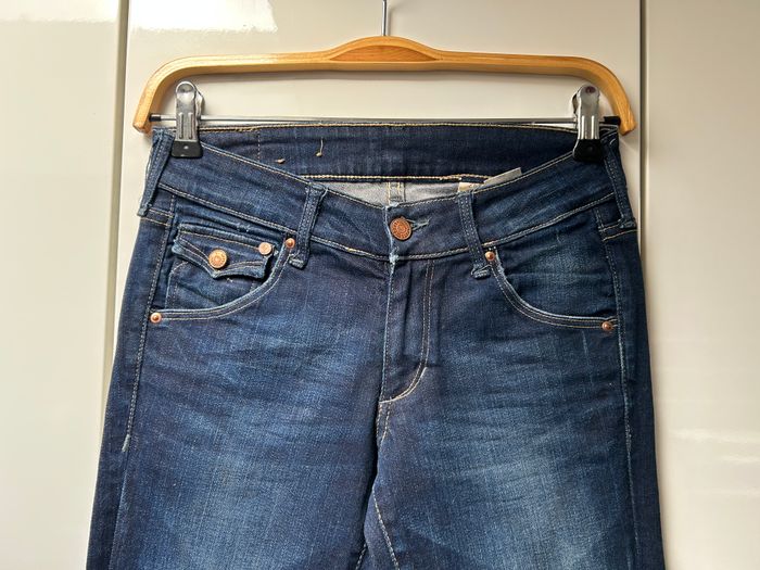 Pantalon en jean bleu H&M - Taille 36 - photo numéro 2