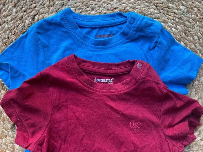 Lot 2 tee-shirts 9 mois - photo numéro 2