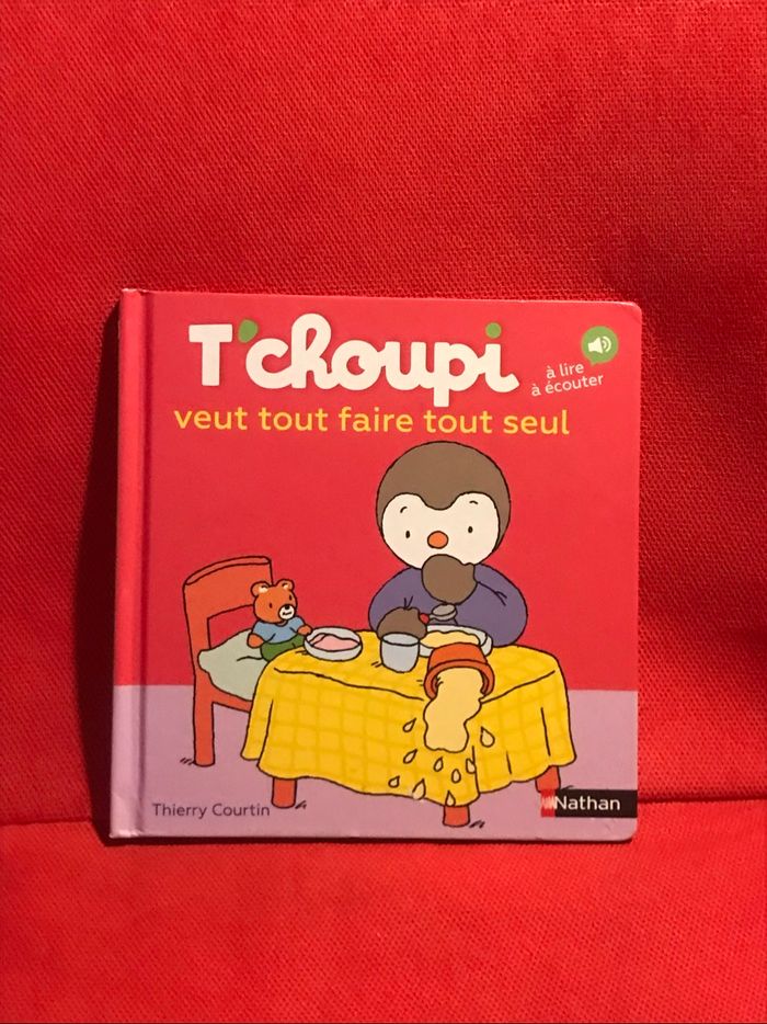 Livre tchoupi veut tout faire tout seul