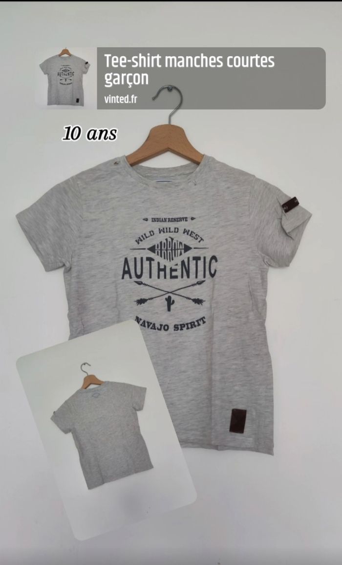 Tee-shirt manches courtes garçon