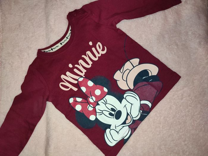 T-shirt manche longue Minnie