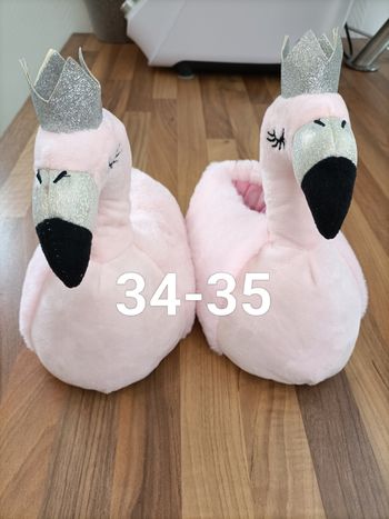 Jolis chaussons princesse flamand rose 34-35 Tissaia