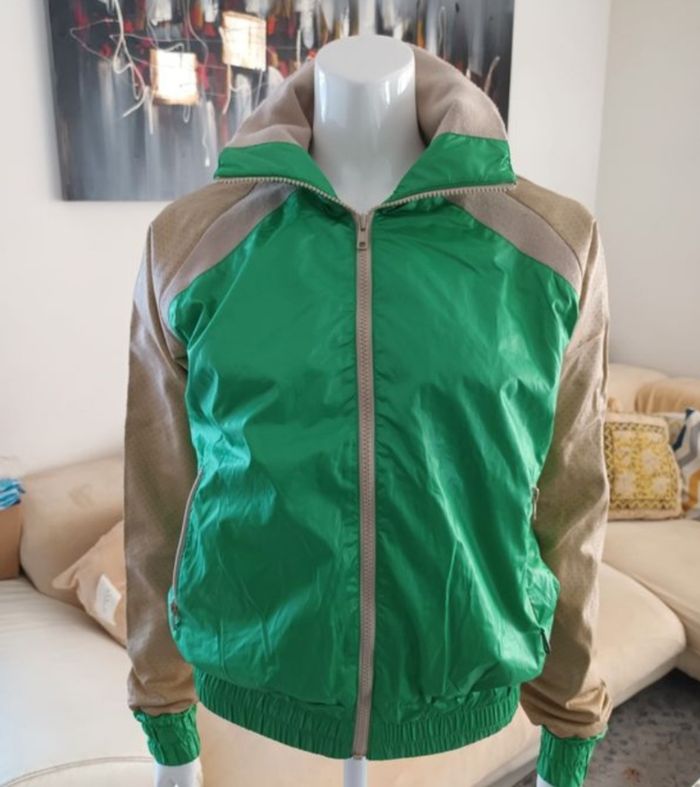 Blousons vintage année 90 manches en cuir