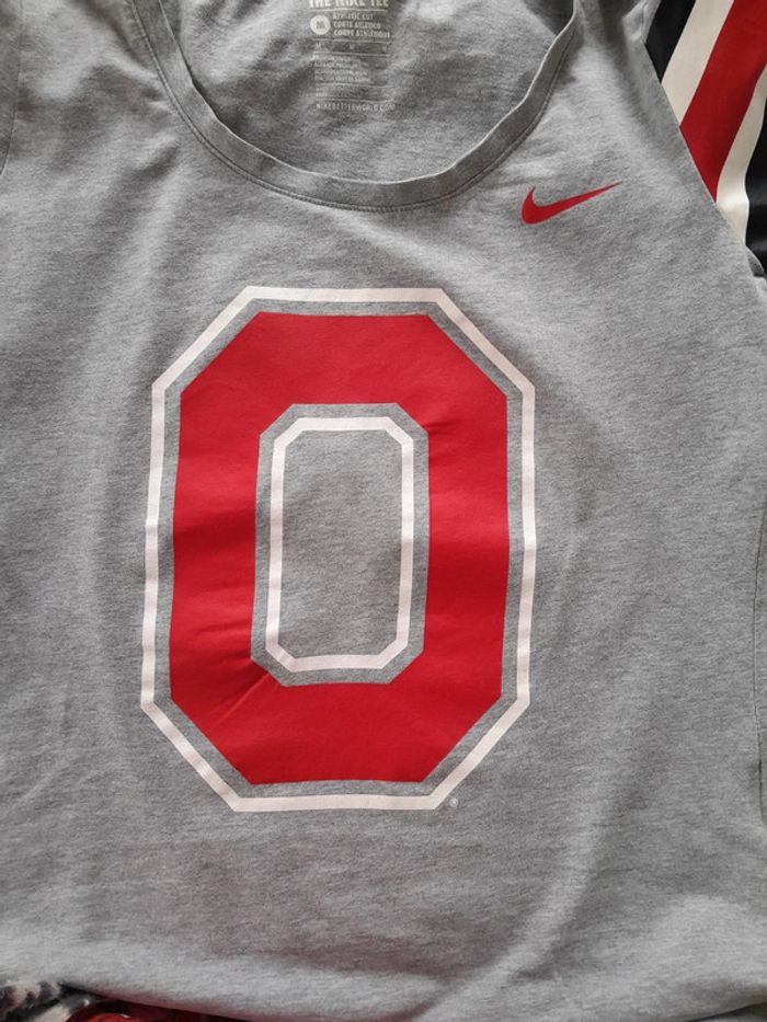 Tee shirt us Nike imprimé buckeyes finition haut de gamme - photo numéro 5