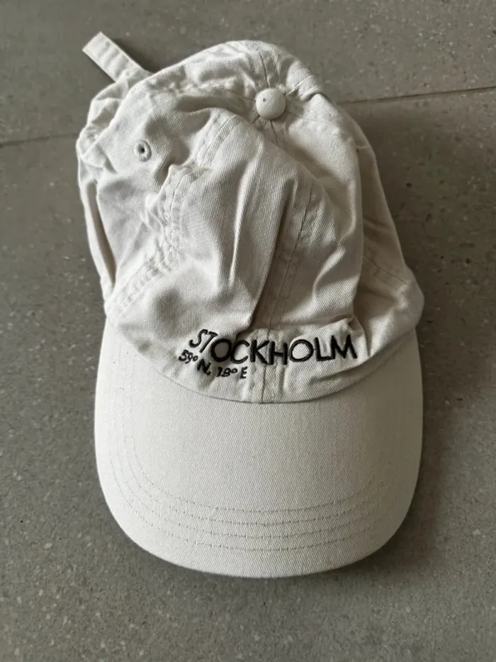 Casquette crème H&M, taille M/L, très bon état