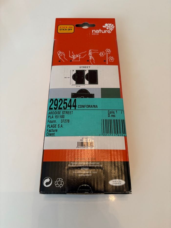 Sticker mural plaque de rue