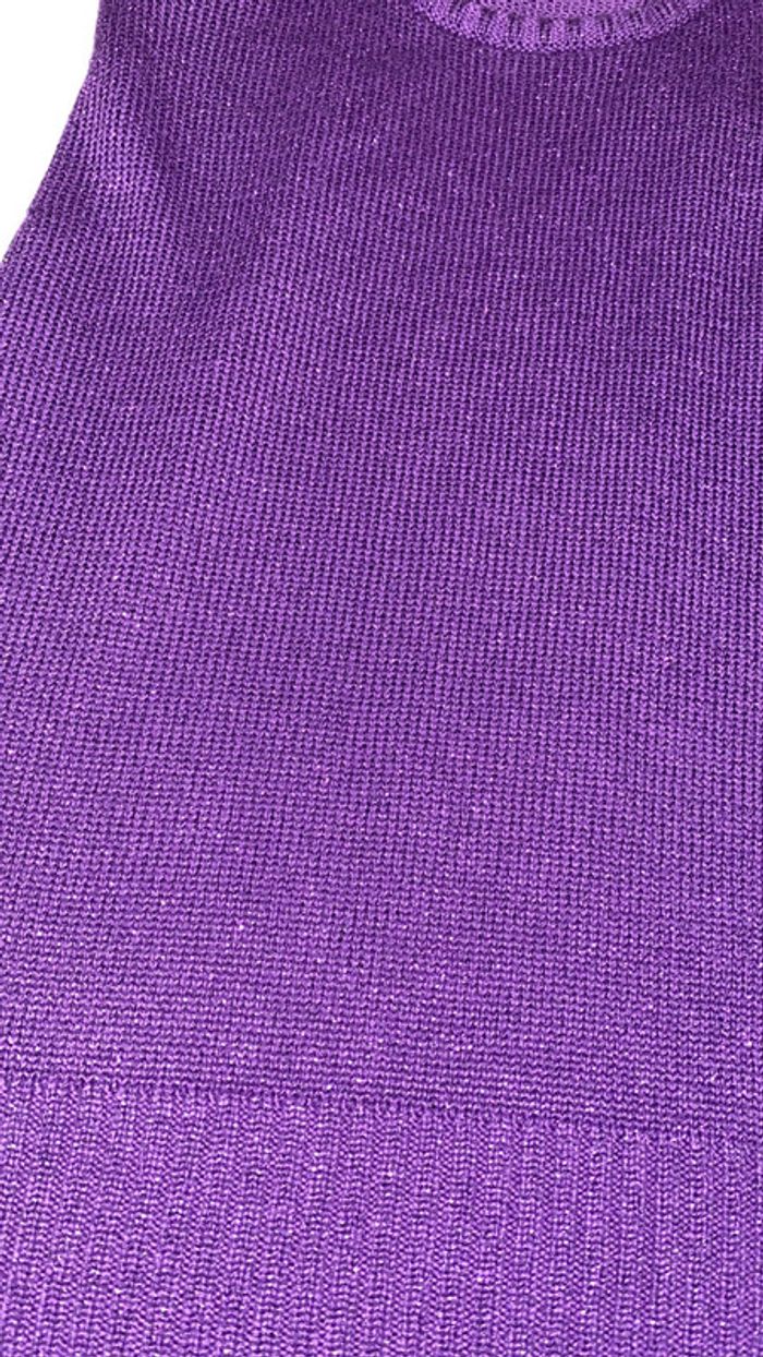 Pull violet sans manches taille S marque Jennyfer - photo numéro 3