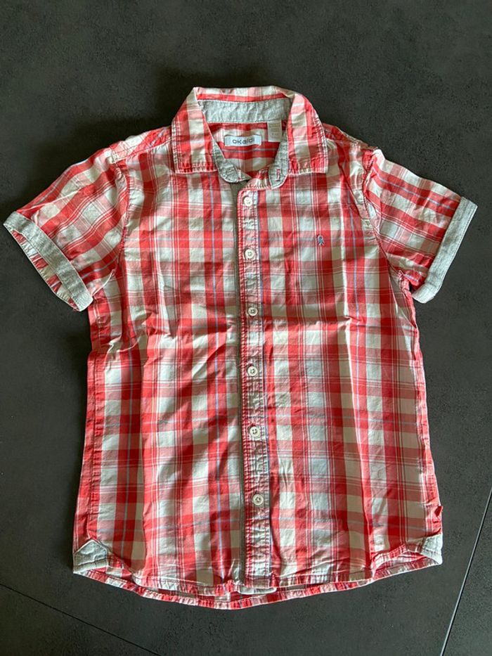 Chemise manches courtes garçon 8 ans
