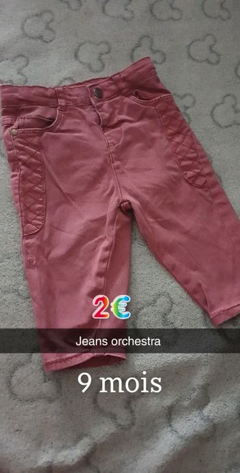 Jeans fille 9 mois
