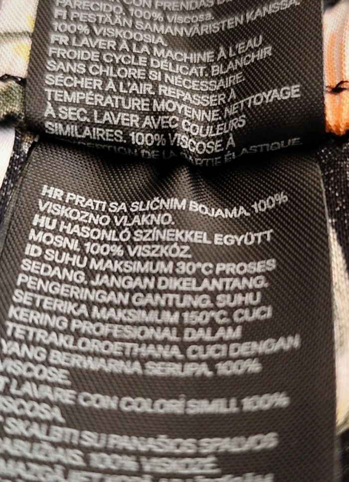 Pantalon fluide imprimé tropical - T.42 Divided H&M - photo numéro 9