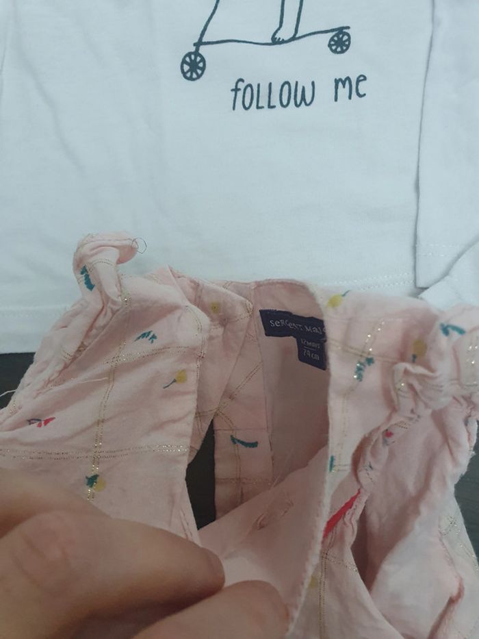 Lot de t shirts fille 12 mois - photo numéro 11