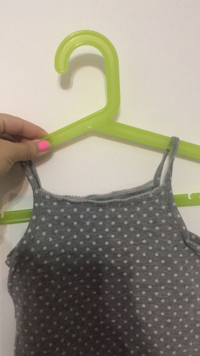 Teeshirt fille à fines bretelles - photo numéro 2