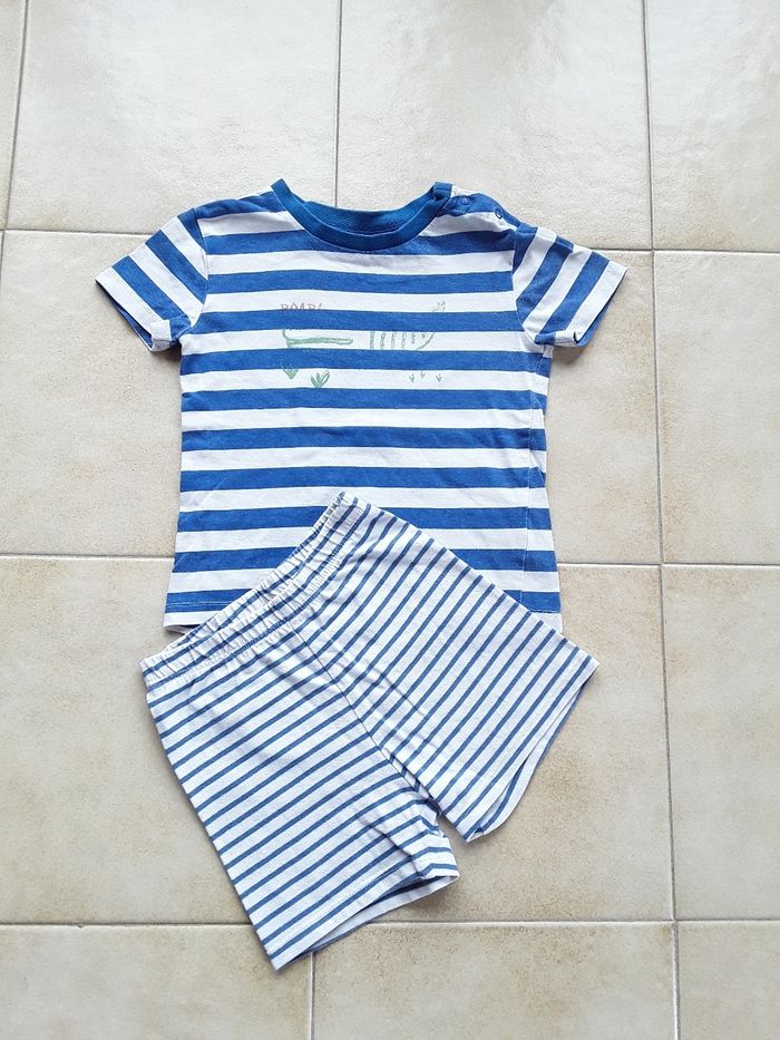 Pyjama short et tee-shirt 18 mois Tex, Très bon état