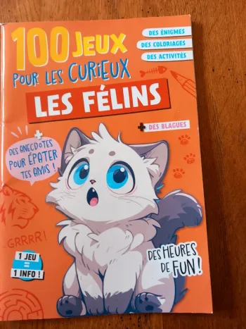Livre de jeux Les félins.