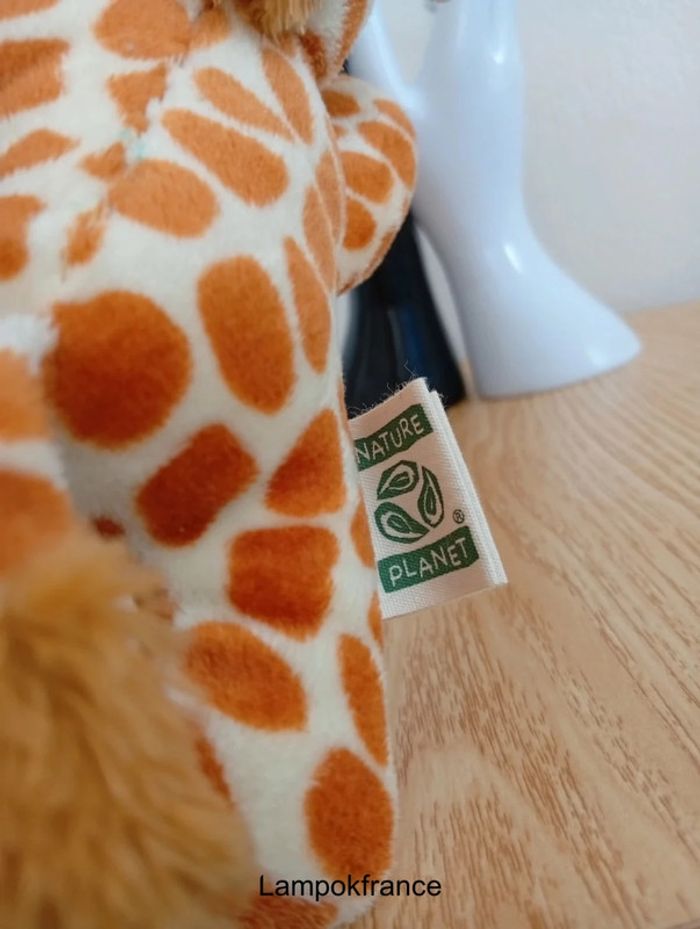 Petite peluche animal girafe nature planet - photo numéro 4