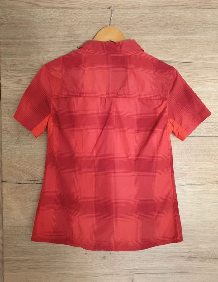 Chemise carreaux corail rouge décathlon - photo numéro 2