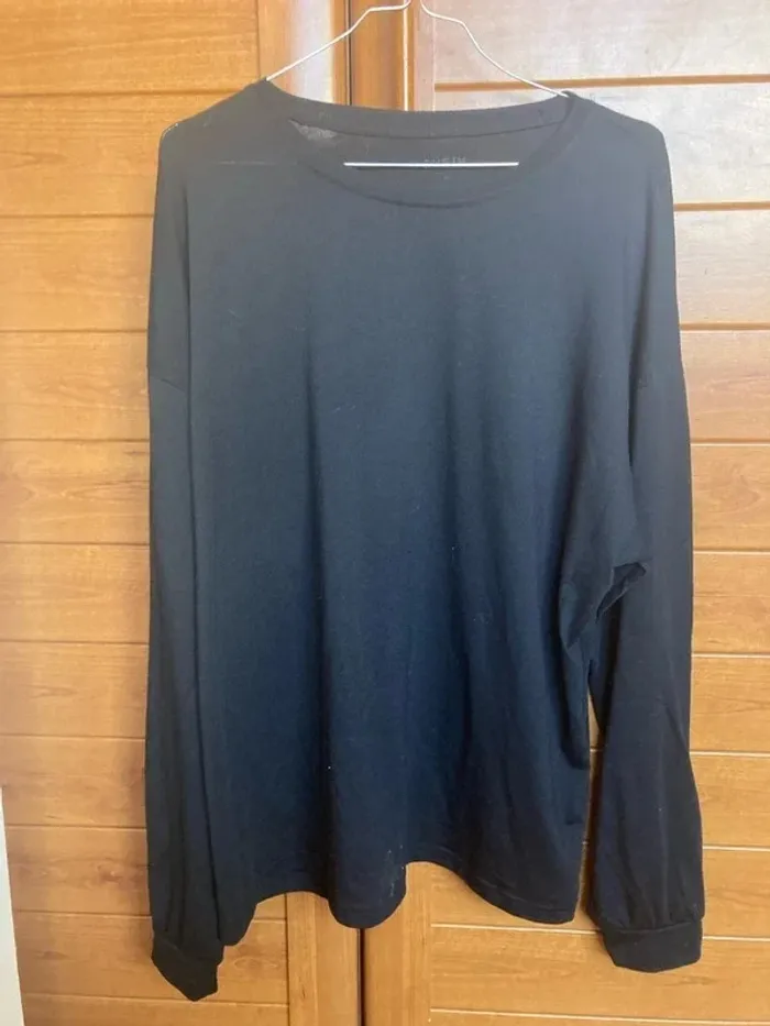 T-shirt blouse shein L noir neuf femme