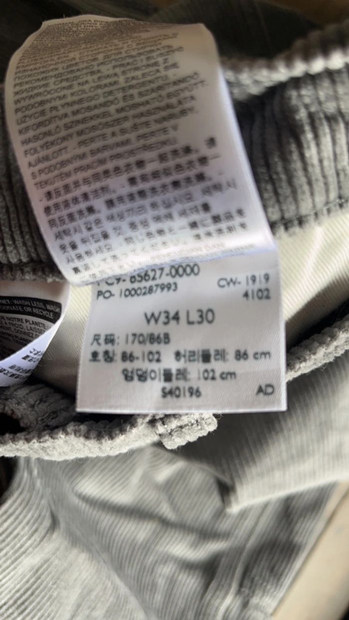 Pantalon velours gris Levi’s - photo numéro 4